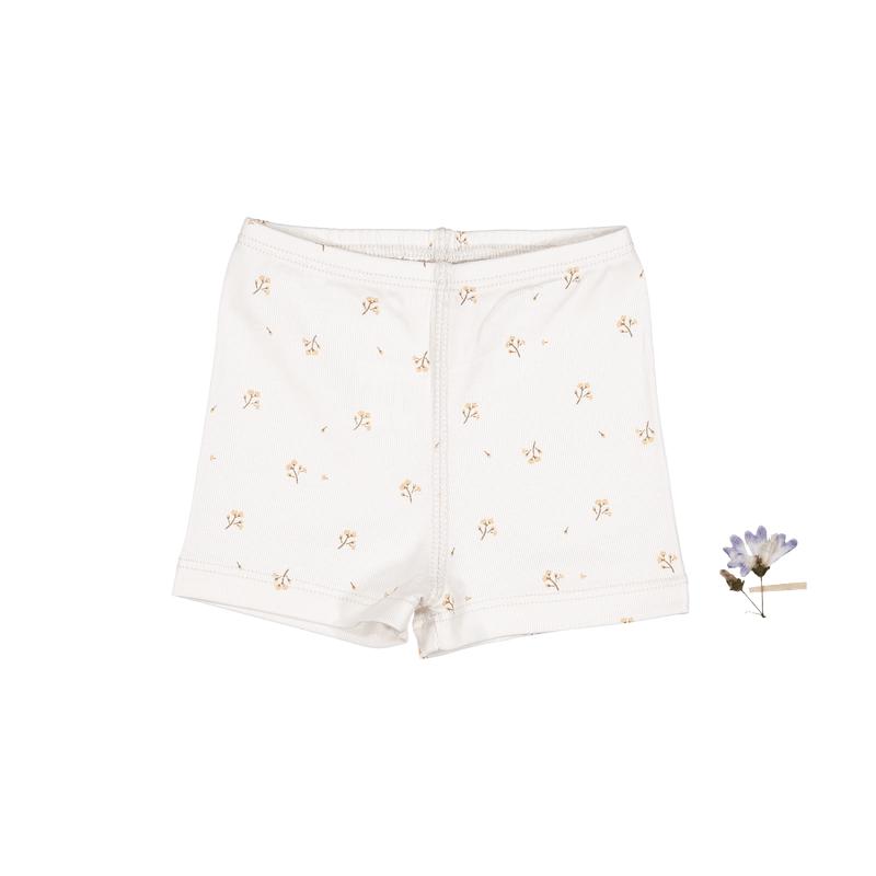 The Printed Short - Tan Blossom