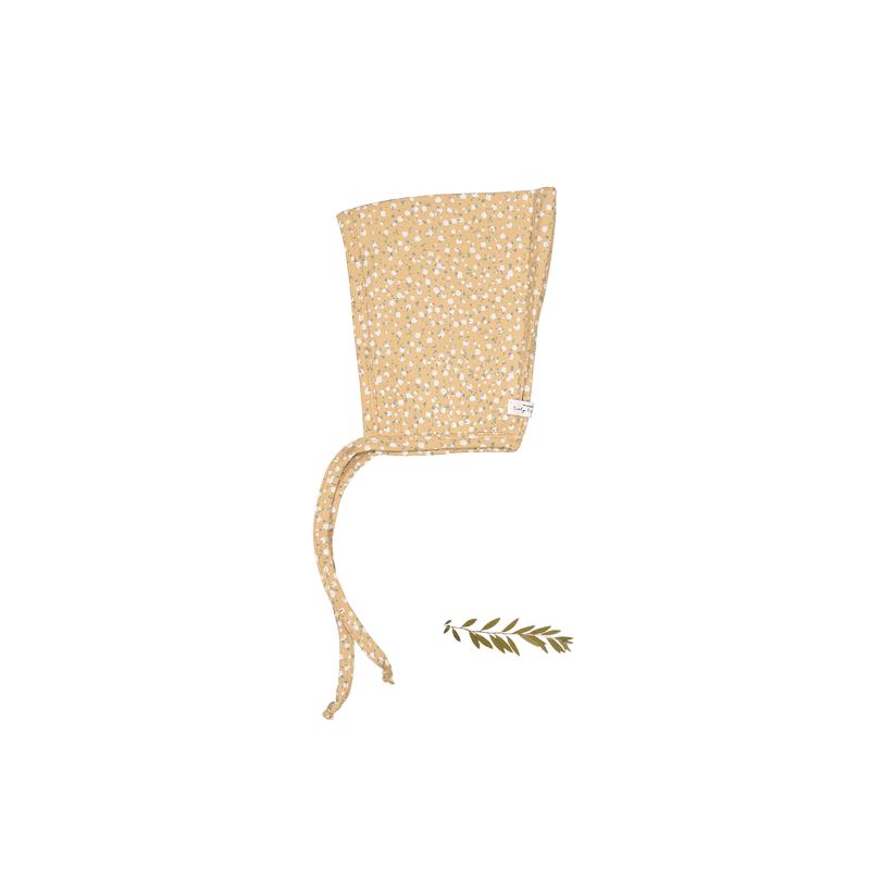 The Printed Pixie Bonnet - Tan Bud
