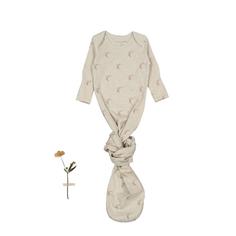 The Printed Baby Gown - Nola Pink