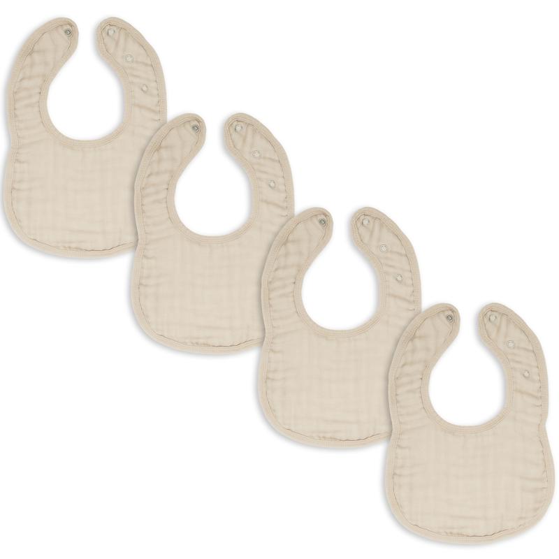 Muslin Bibs in Sand