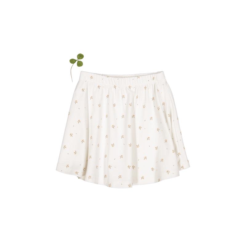 The Printed Skirt - Tan Blossom
