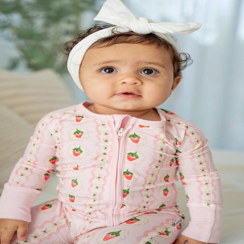 *PREORDER* Strawberry Stripe | Convertible Zippy Romper