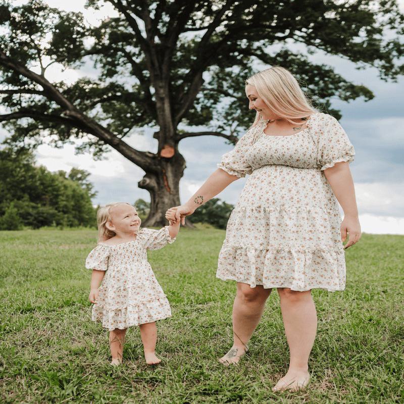 Katherine Dress - Yellow Floral