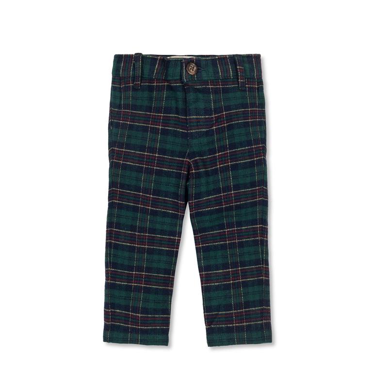 Organic Brushed Suit Pant - Baby
