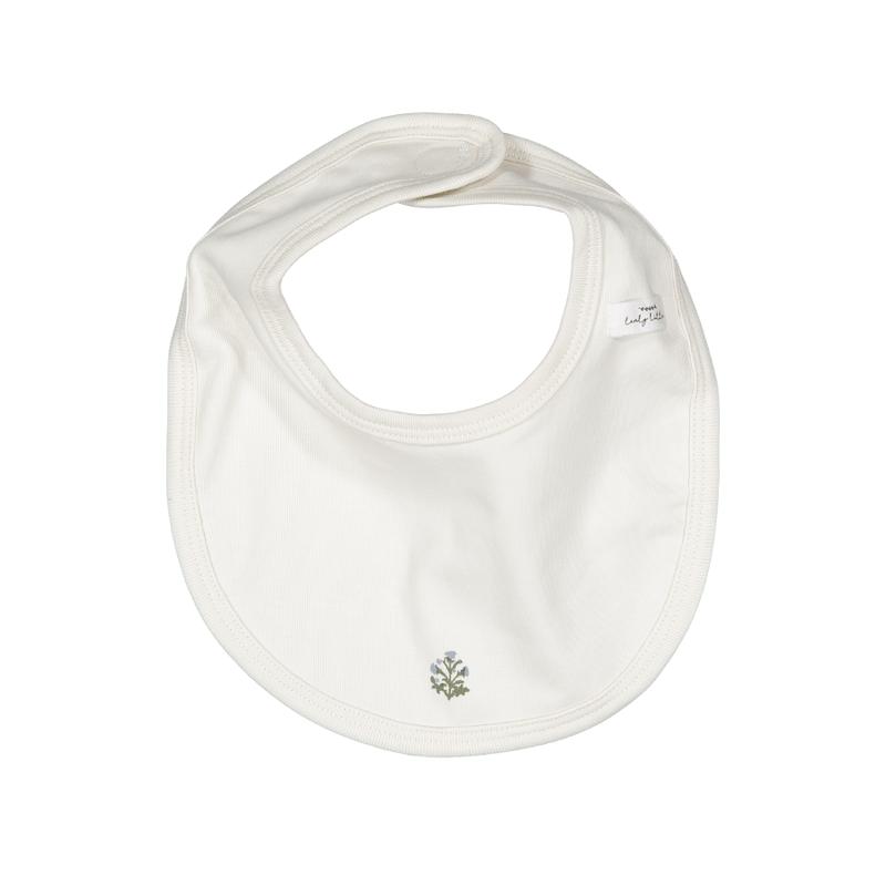 The Printed Bib - Zara Embroider Blue