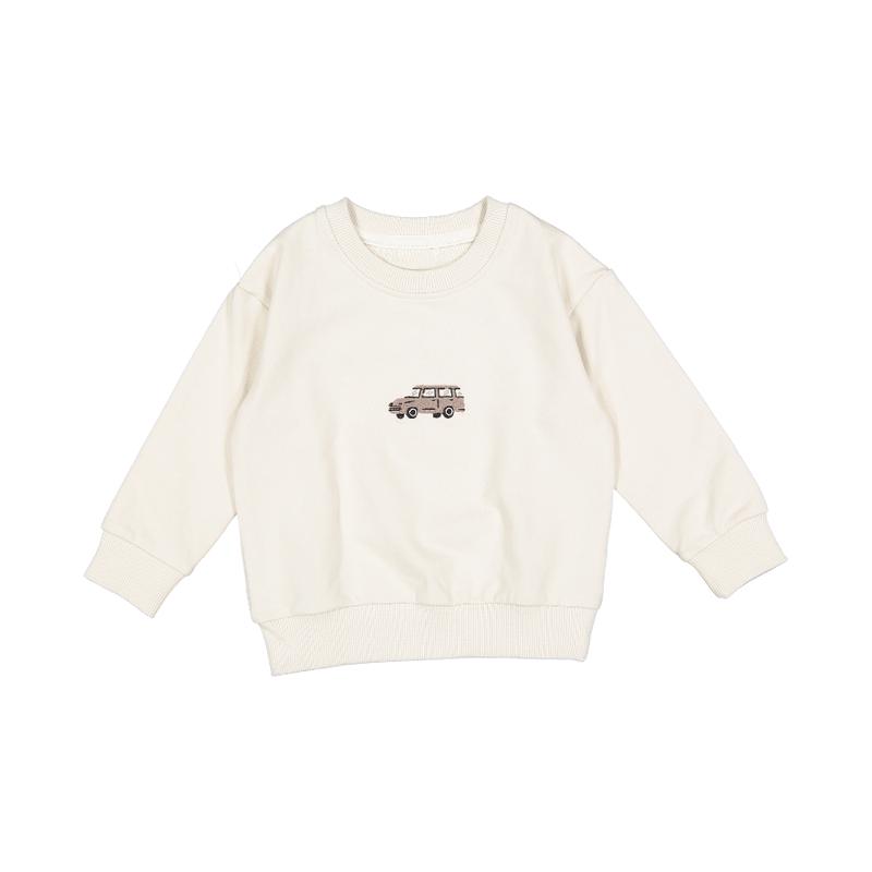 The Embroidered Sweatshirt - Vintage Car