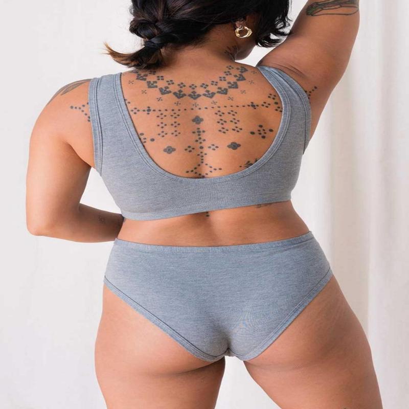 Moana Hip Bikini - Grey