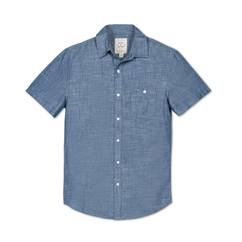 Organic Chambray Short Sleeve Shirt