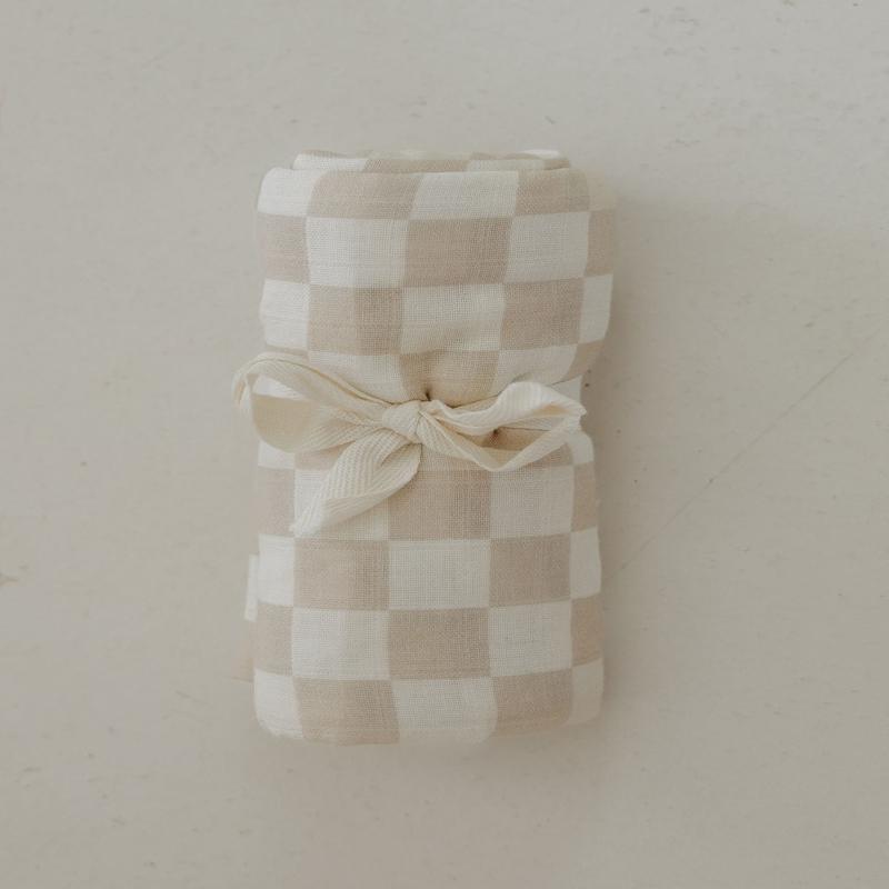 Muslin Swaddle | Checkerboard