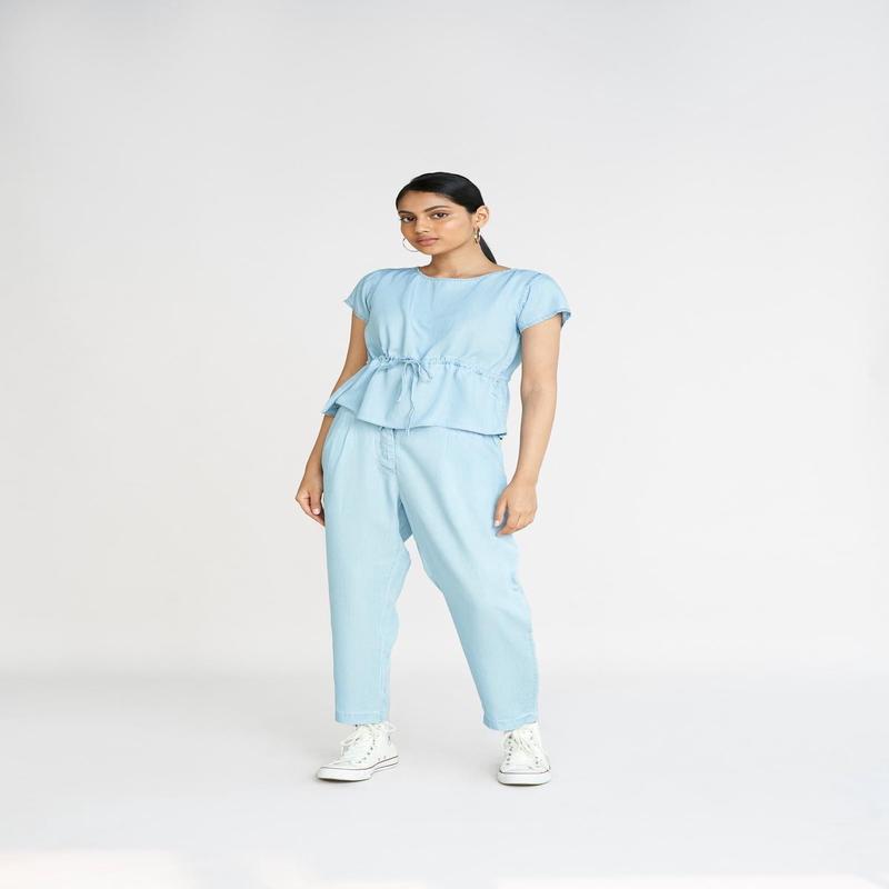 A Sweet Escape Top - Ocean Blue