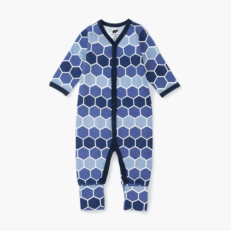 On the Go One-Piece - Blue Mosaic Tiles