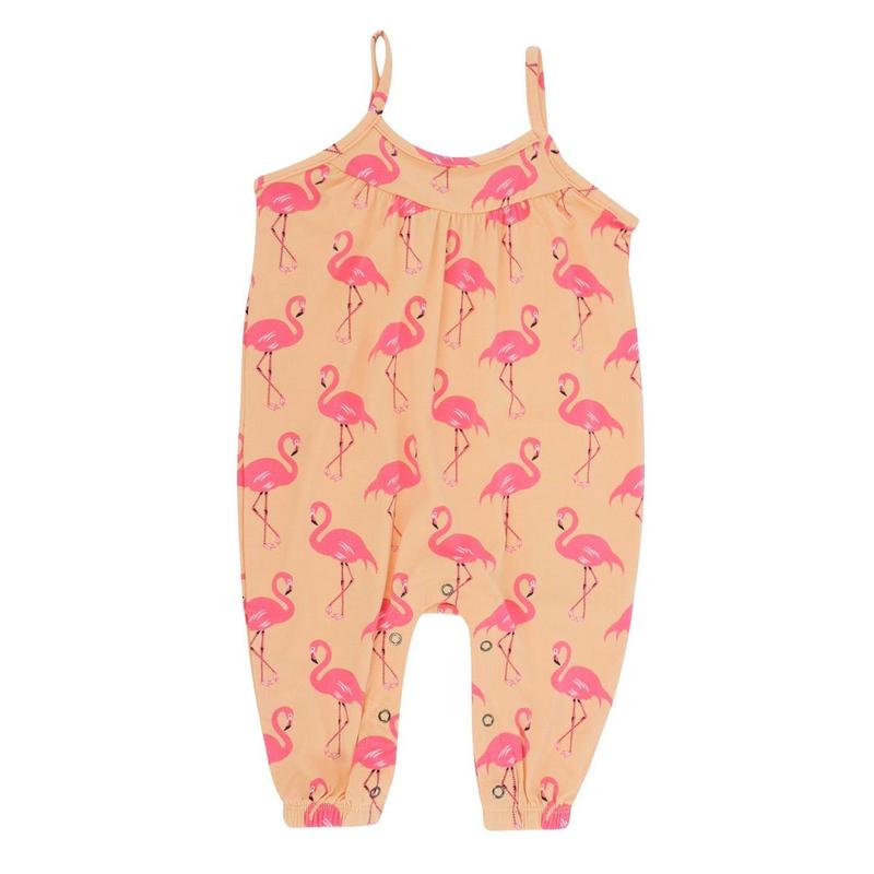 Tank Pant Romper - Flamingo Peach