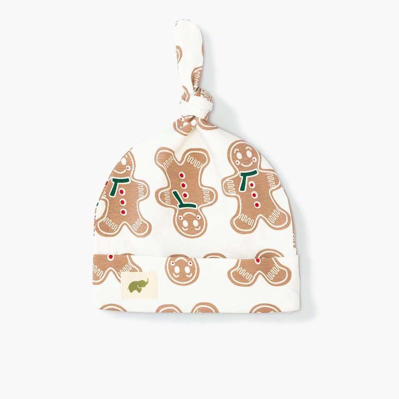 Top Knot Cap - Gingerbread Cookie