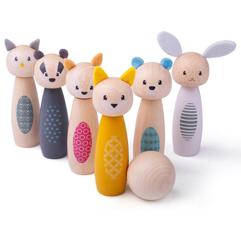 100% FSC Certified Animal Skittles by Bigjigs Toys US
