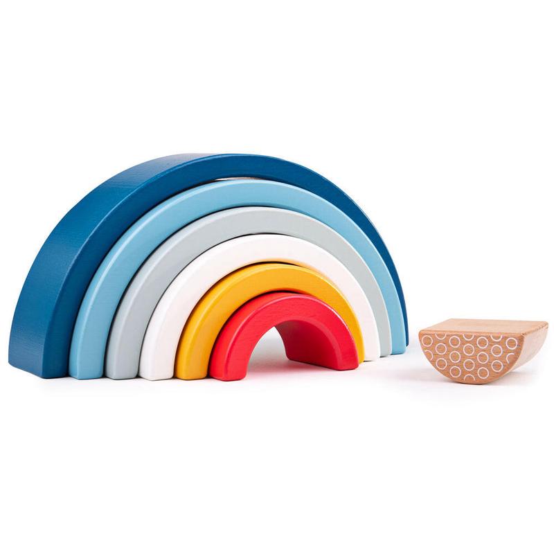 100% FSC Certified Rainbow Arches by Bigjigs Toys US