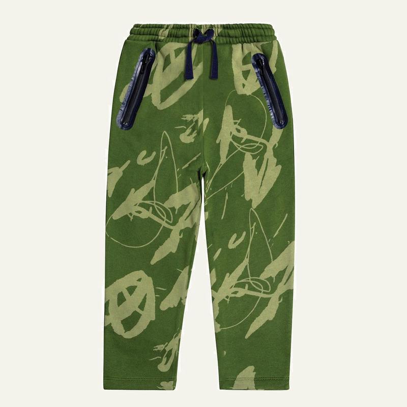Nature\'s Canvas Zipper Pocket Jogger - Jungle Green/multi
