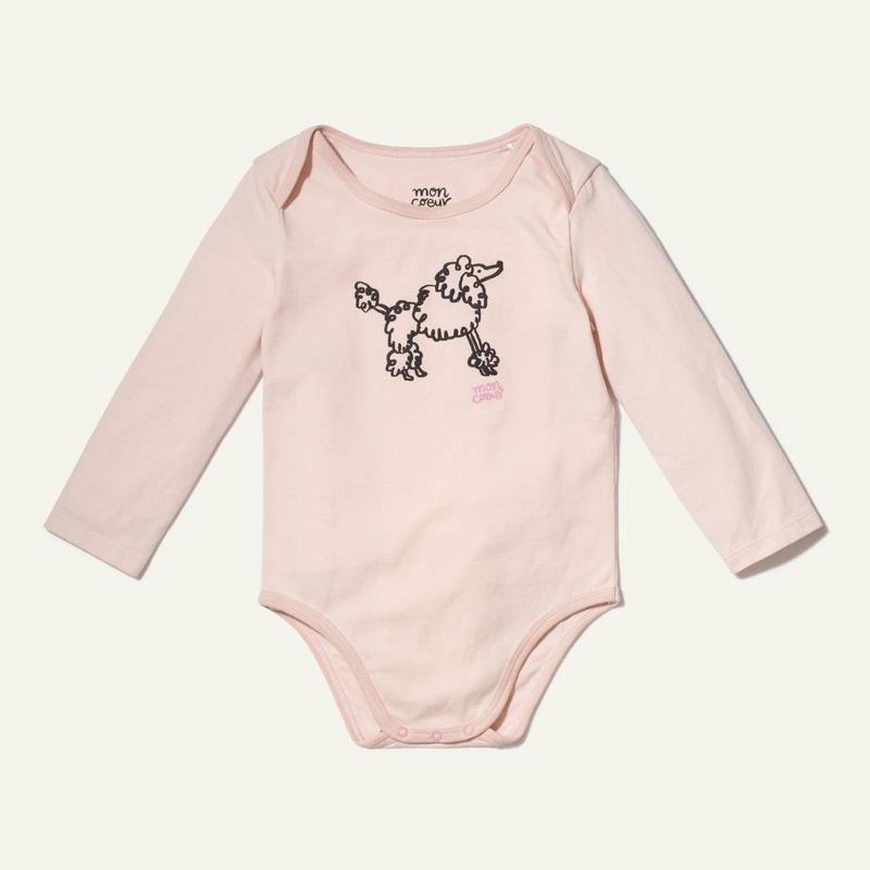 Recycled Cotton Coco Bodysuit - Festival Pink