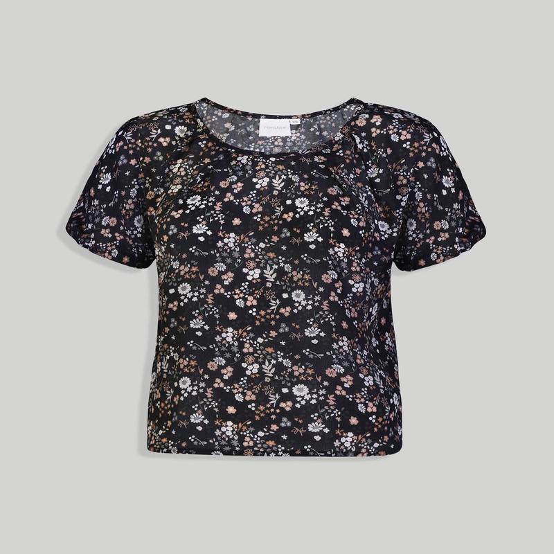 Balloon Sleeve Top - Wildflower Waltz