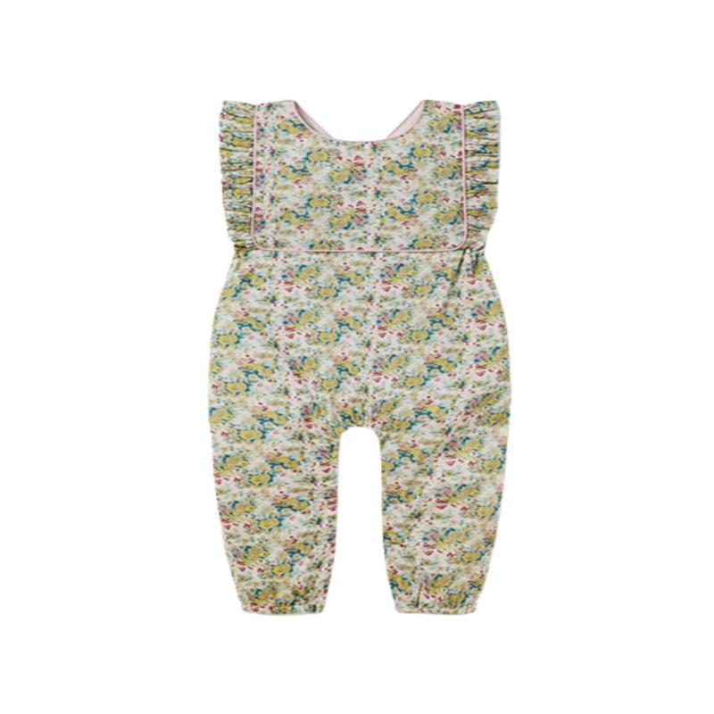 Eliza Playsuit in Water Rose