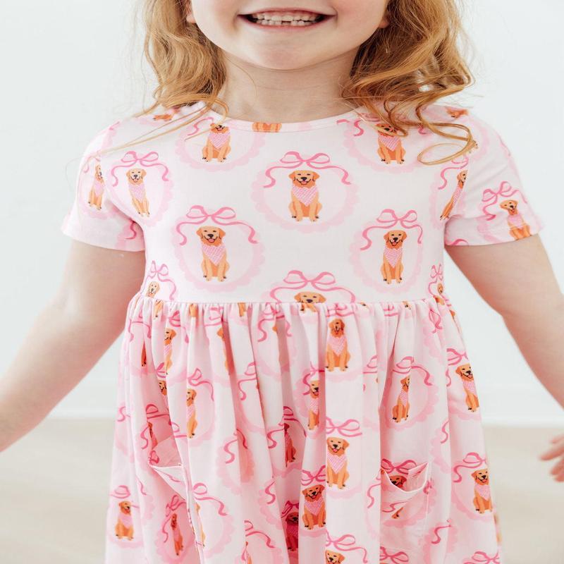 Girl\'s Best Friend S/S Pocket Twirl Dress