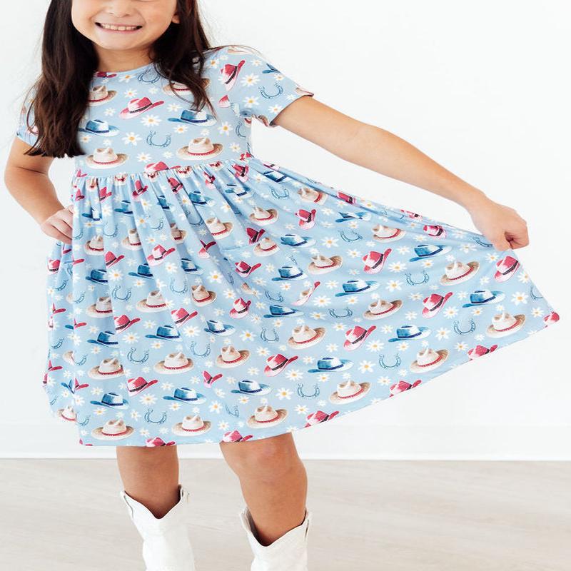Tip Your Hat S/S Pocket Twirl Dress