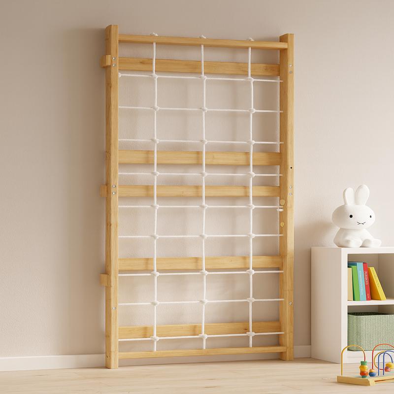 Add-On Rope Wall Panel for 95\" Modular Walnut