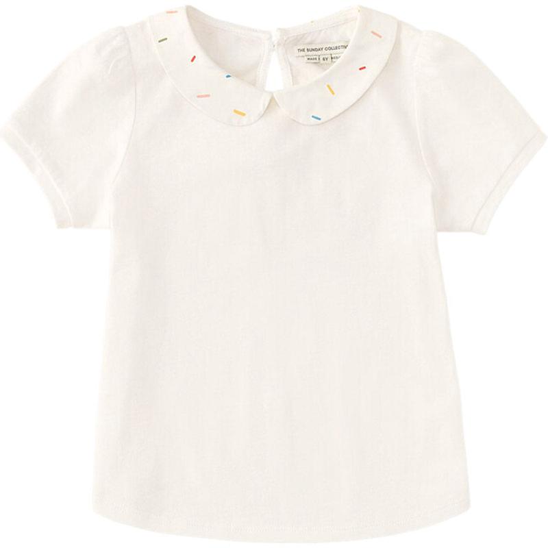 Organic Cotton Sprinkle Polo - Bright White