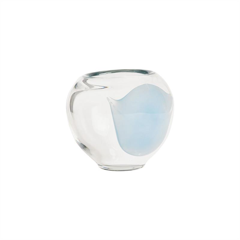 Jali Small Vase in Ice Blue