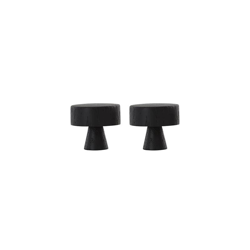 Pin Hook / Large Knob - 2 Pcs/Pack - Dark