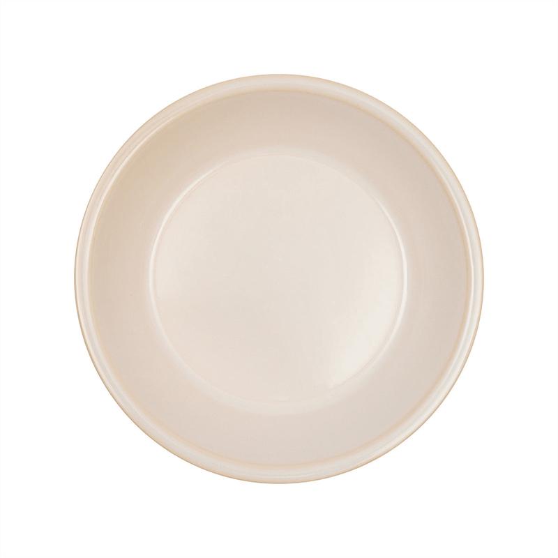 Yuka Deep Plate, Set of 2 in Offwhite