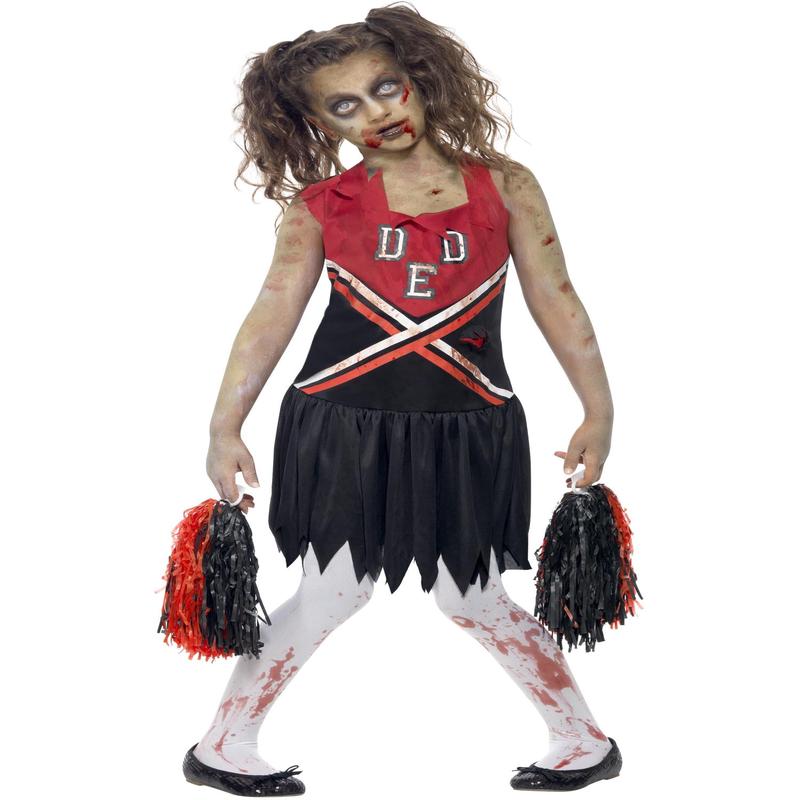 Zombie Cheerleader Child Girl\'s Costume