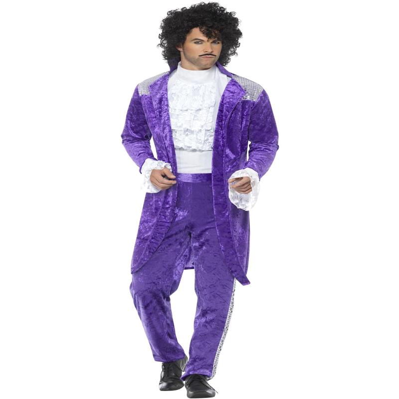 80s Purple Musician Costume