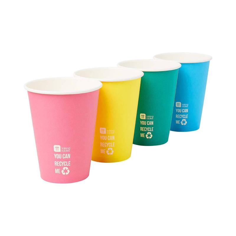 Paper Rainbow Cups - 8 Pack