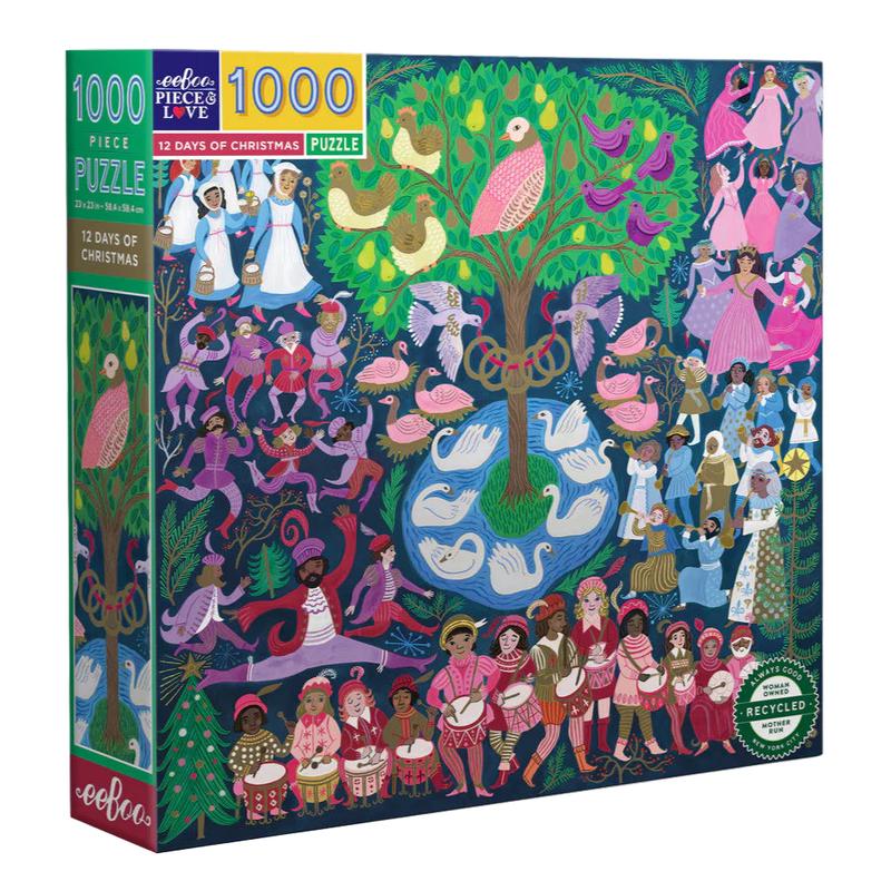 12 Days of Christmas 1000 Pc Puzzle