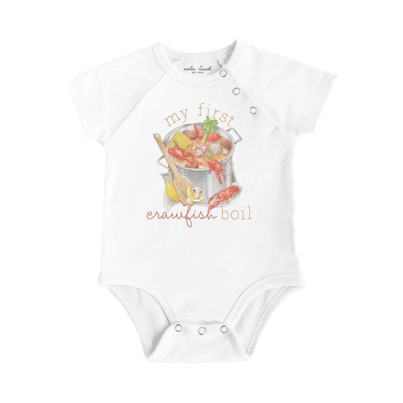 Nola Tawk My First Crawfish Boil Onesie