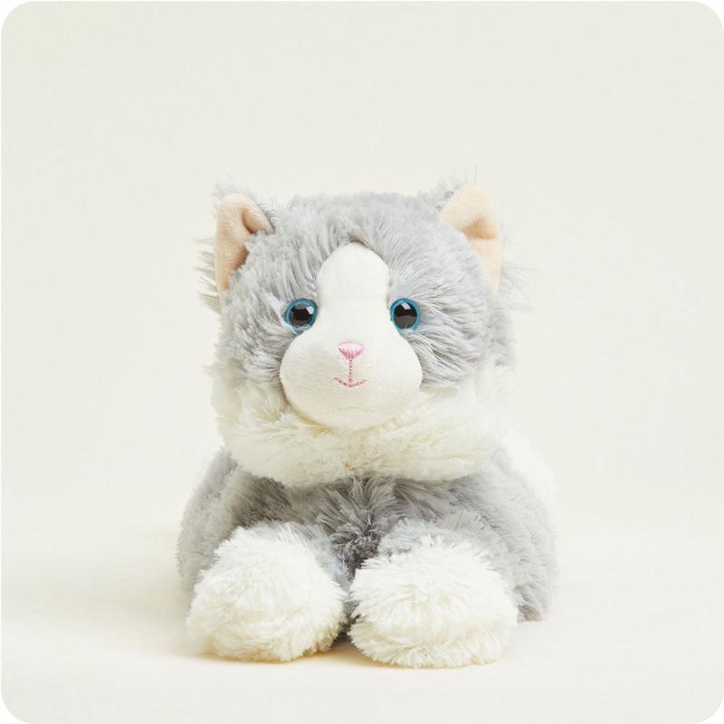 Warmies Laying Down Gray Cat