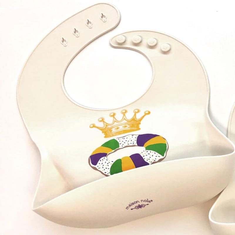 Maison Nola Silicone King Cake Bib