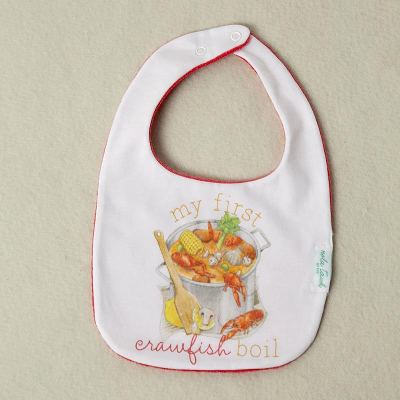 Nola Tawk My First Crawfish Boil Bib
