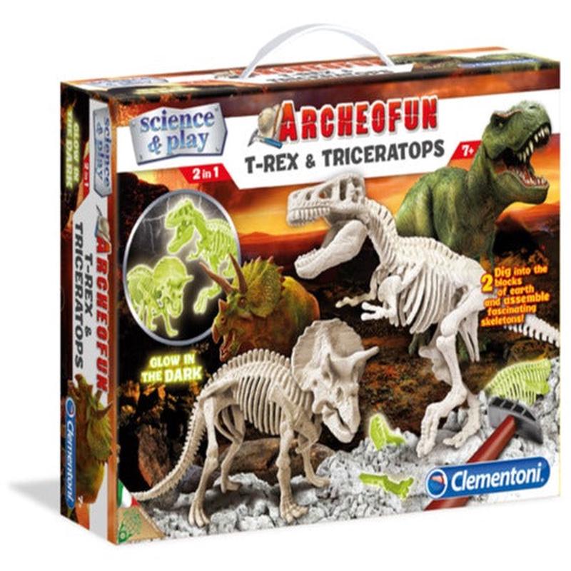 Creative Toy Co. Archeofun - T-Rex & Triceratops