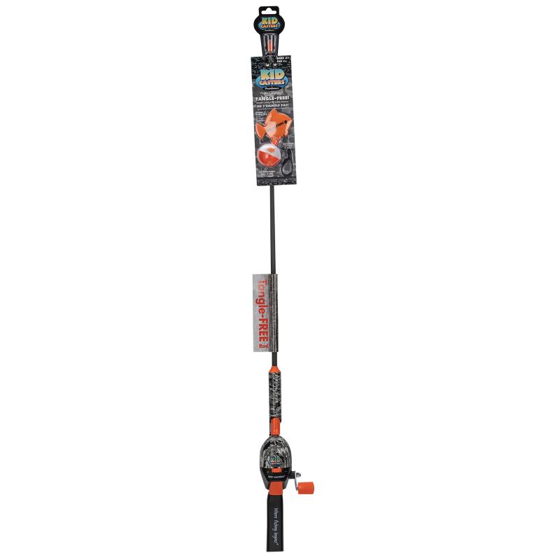 Kid Casters Tangle-Free Fishing Pole | Black Camo