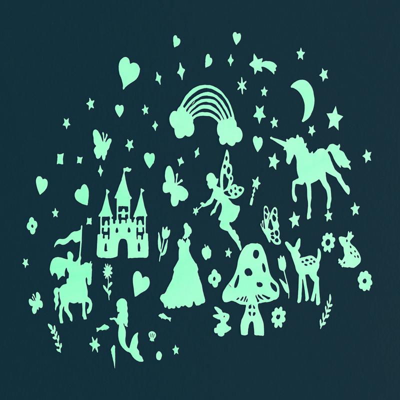 Gloplay Glow in the Dark Wall Stickers Fairy Tale Series