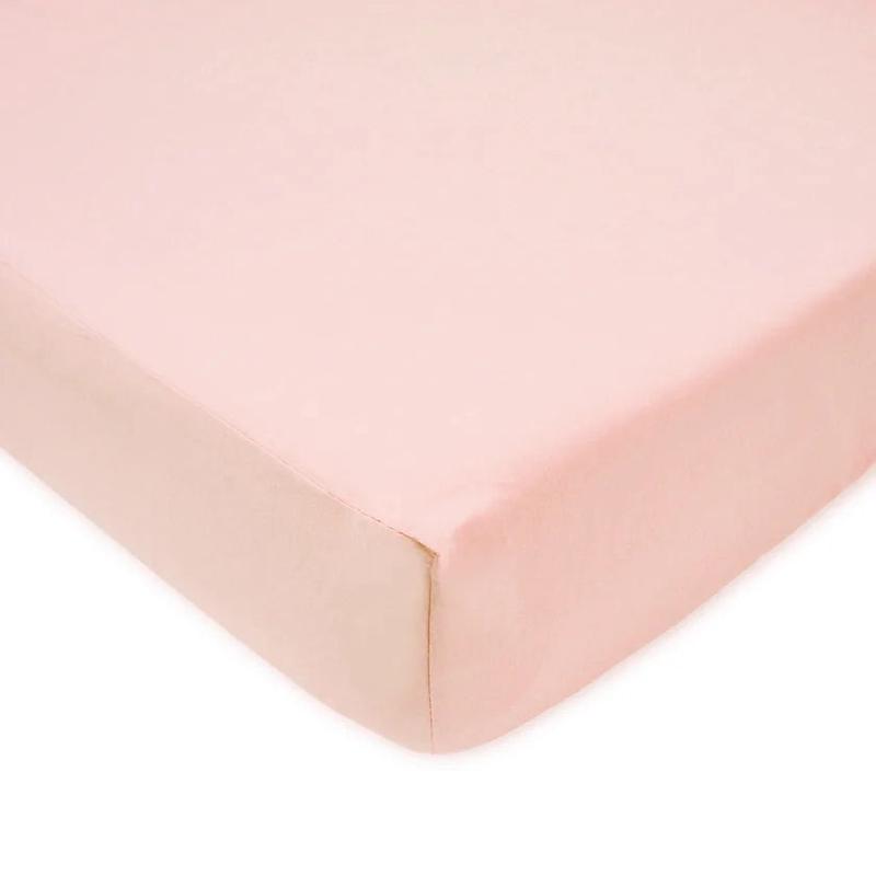American Baby Co. Pink Percale Crib Sheet