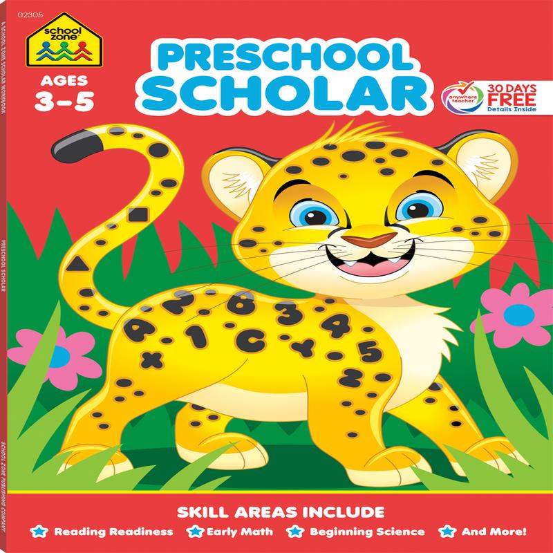 School Zone Preschool Scholar Workbook