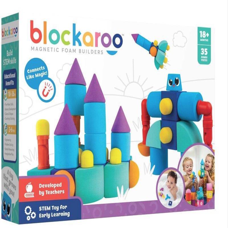 Blockaroo Magnetic Foam Castle