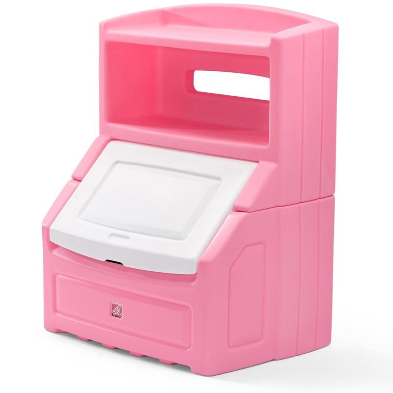Step2 Lift & Hide Bookcase Storage Chest - Pink