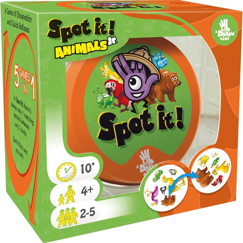 Continuum Games Spot It! Jr. Animals Family Game