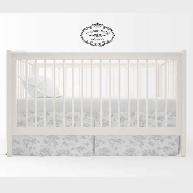 Maison Nola Storyland Toile Crib Skirt