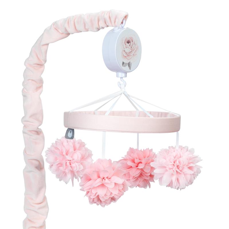 Lambs & Ivy Signature Botanical Baby Musical Baby Crib Mobile