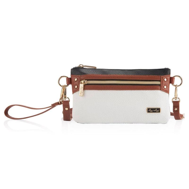Itzy Ritzy Boss Pouch Wallet | Coffee & Cream