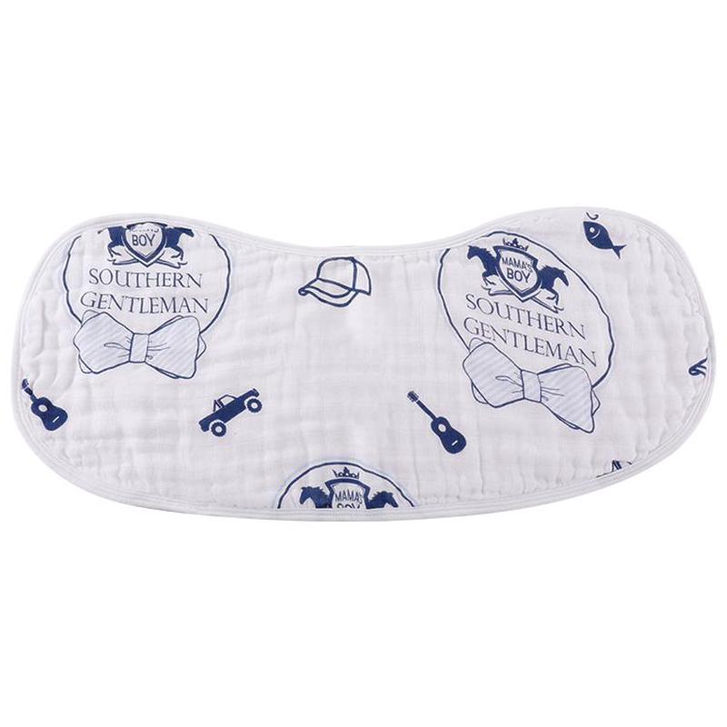 Little Hometown 2-in-1 Burp Cloth & Bib: Southern Gentleman